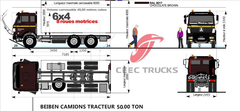 camiones tractores beiben de china