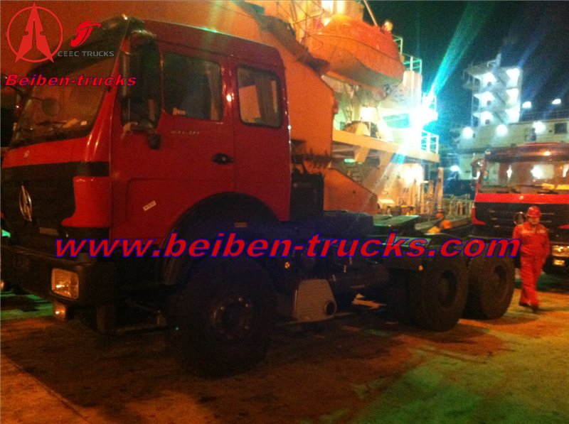 Un cliente nigeriano solicita 30 unidades de camiones tractores beiben 2642 a la empresa CEEC TRUCKS.