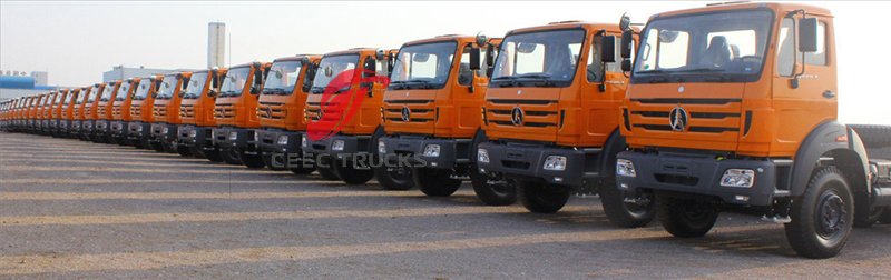 Camión tractor beiben para cliente del Congo
