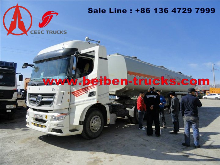 Fabricante de camiones cisterna de combustible Beiben V3 de China