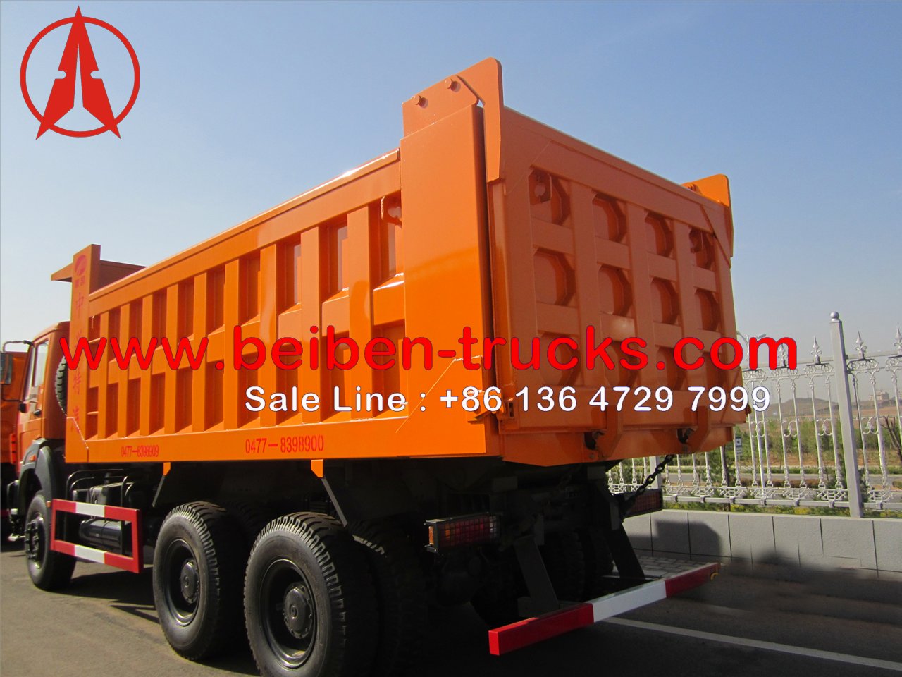 Proveedor de camiones volquete Congo Beiben en China