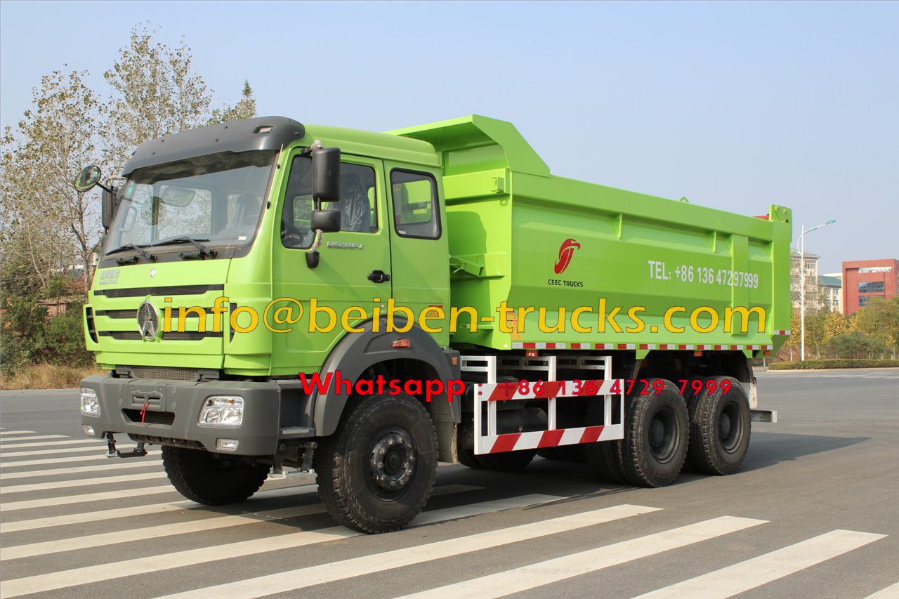 Fabricante chino, 10 ruedas, camión volquete de arena de 20 toneladas, camión volquete Beiben