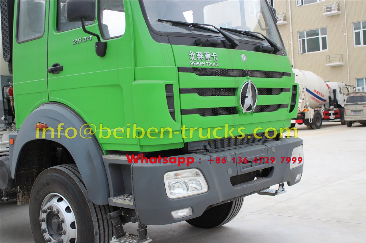 No. 1 fábrica de camiones mezcladores de tránsito beiben en china
