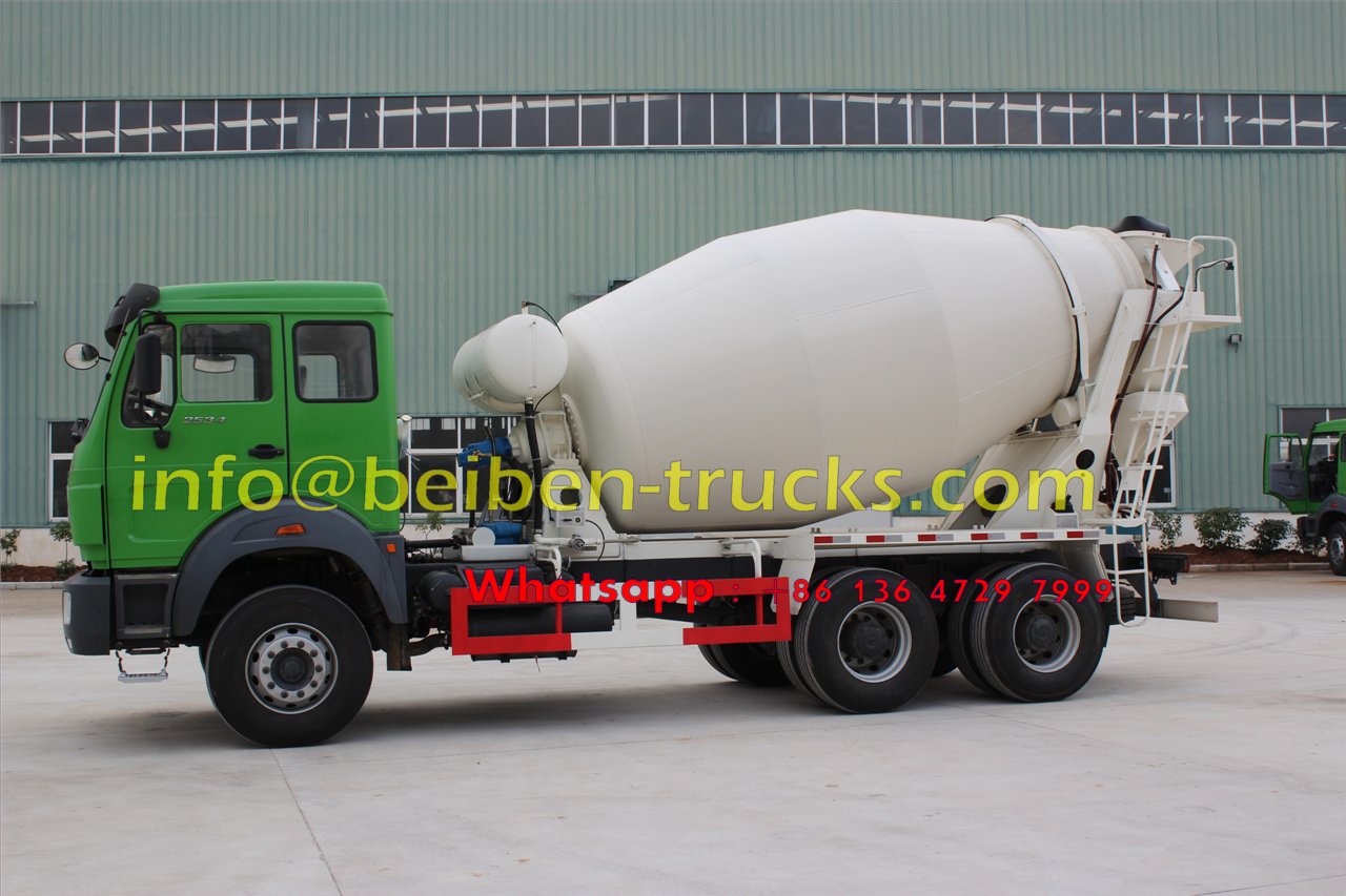 Camión mezclador de hormigón con capacidad de 5m3, gran oferta, calidad militar, Beiben 6x4