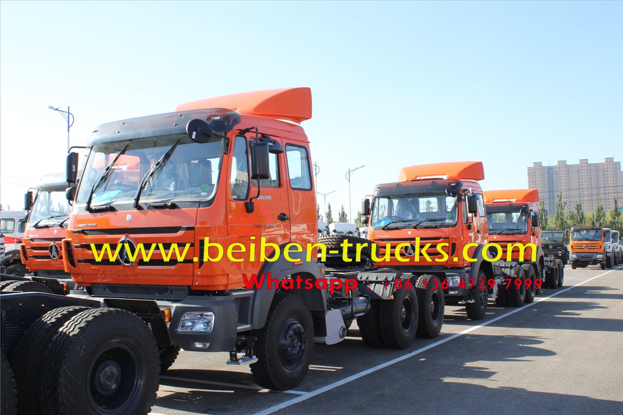 Proveedor de camiones tractores beiben RHD de Tanzania