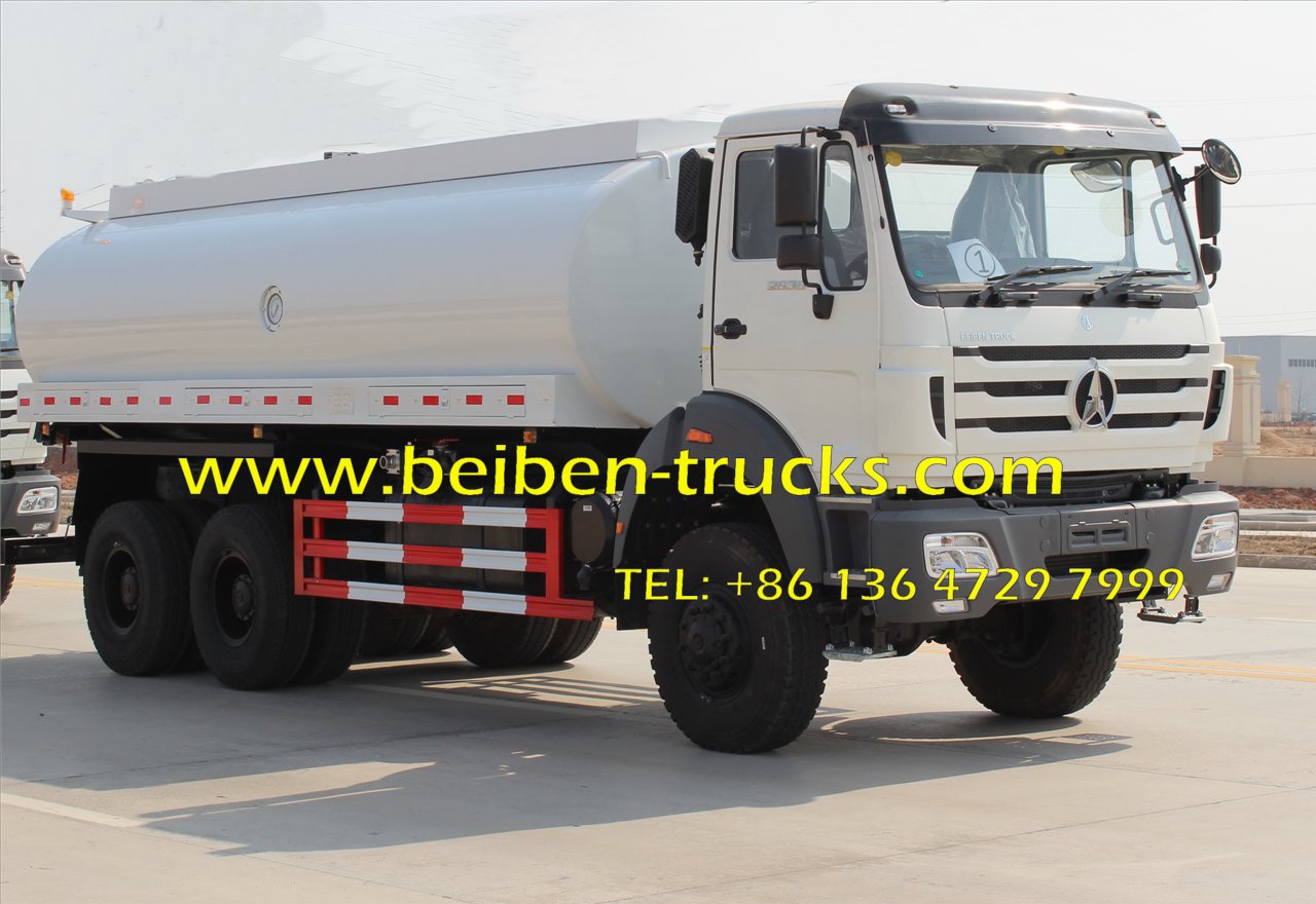 Camión Beiben 6x4 NG80, camión rociador de agua, tanque de agua montado en camión