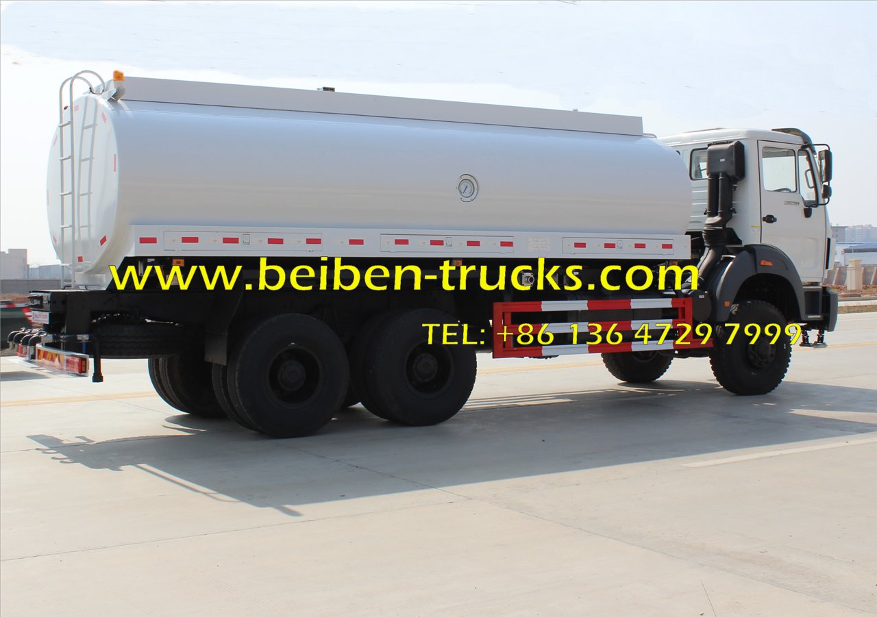 Camión Beiben 6x4 NG80, camión rociador de agua, tanque de agua montado en camión