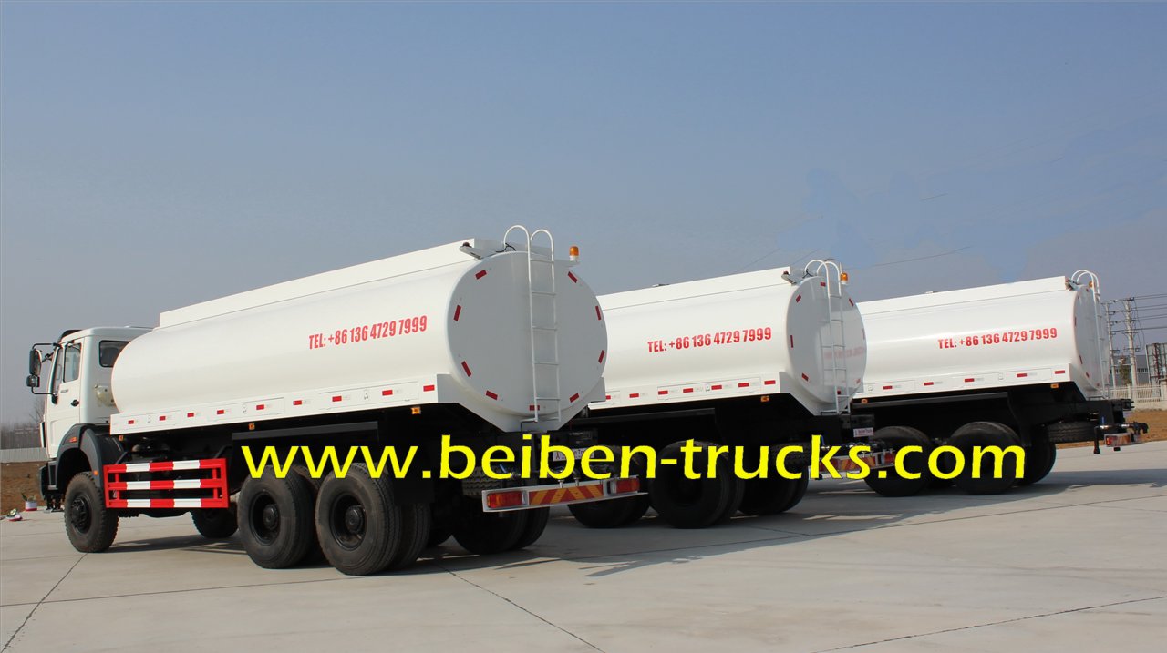 Camión cisterna de agua Beiben NG80B 6x4 de 5000 galones