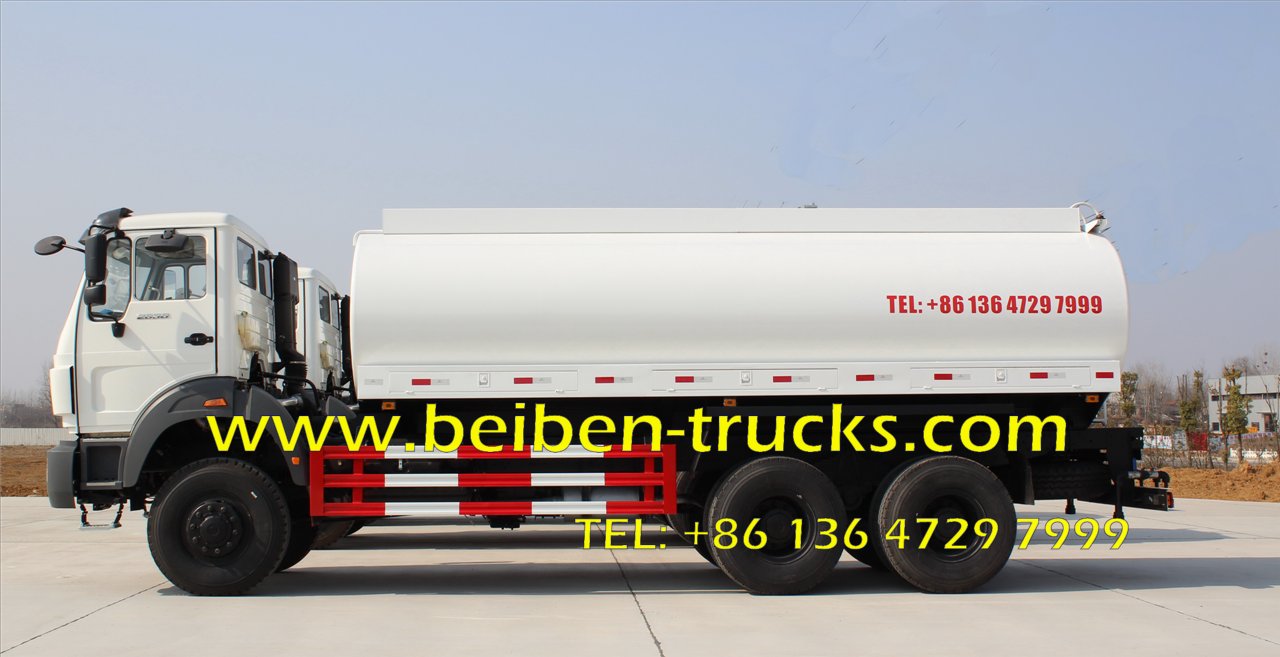 Camión portador de agua Beiben 6x4, camión rociador de agua a la venta
