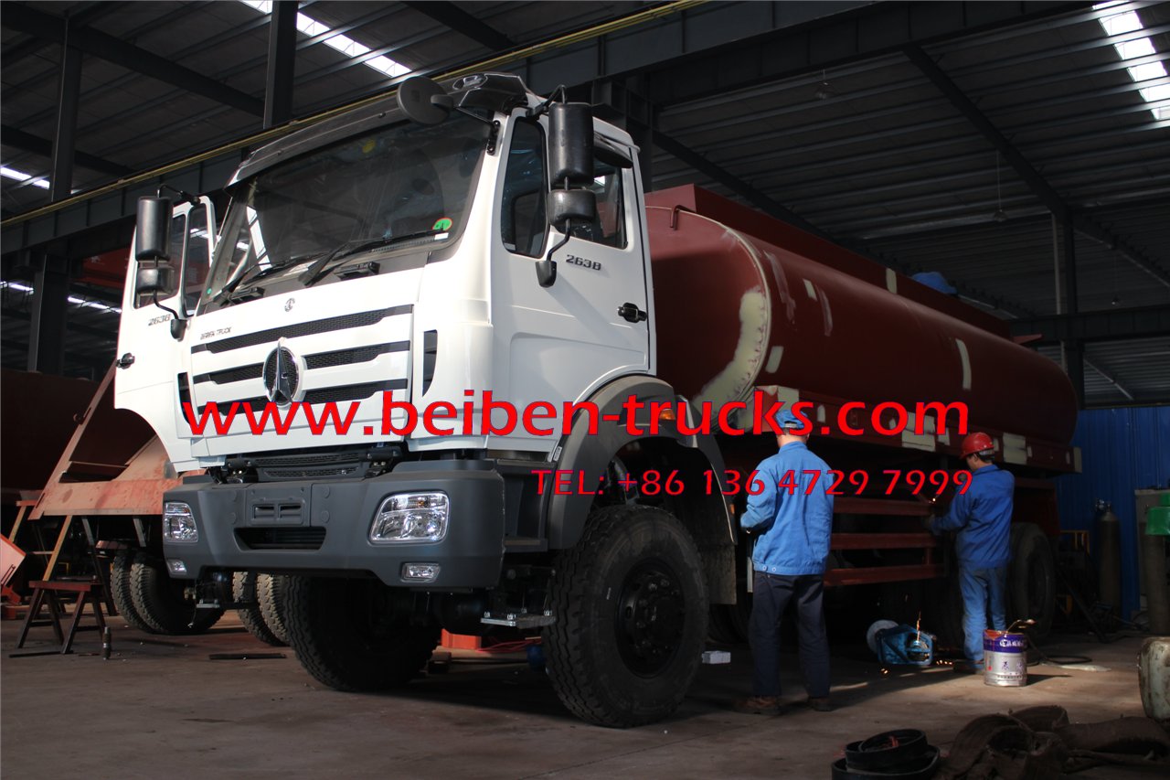 Camión cisterna de agua BeiBen/North Benz 6x4 20000L 290hp a la venta