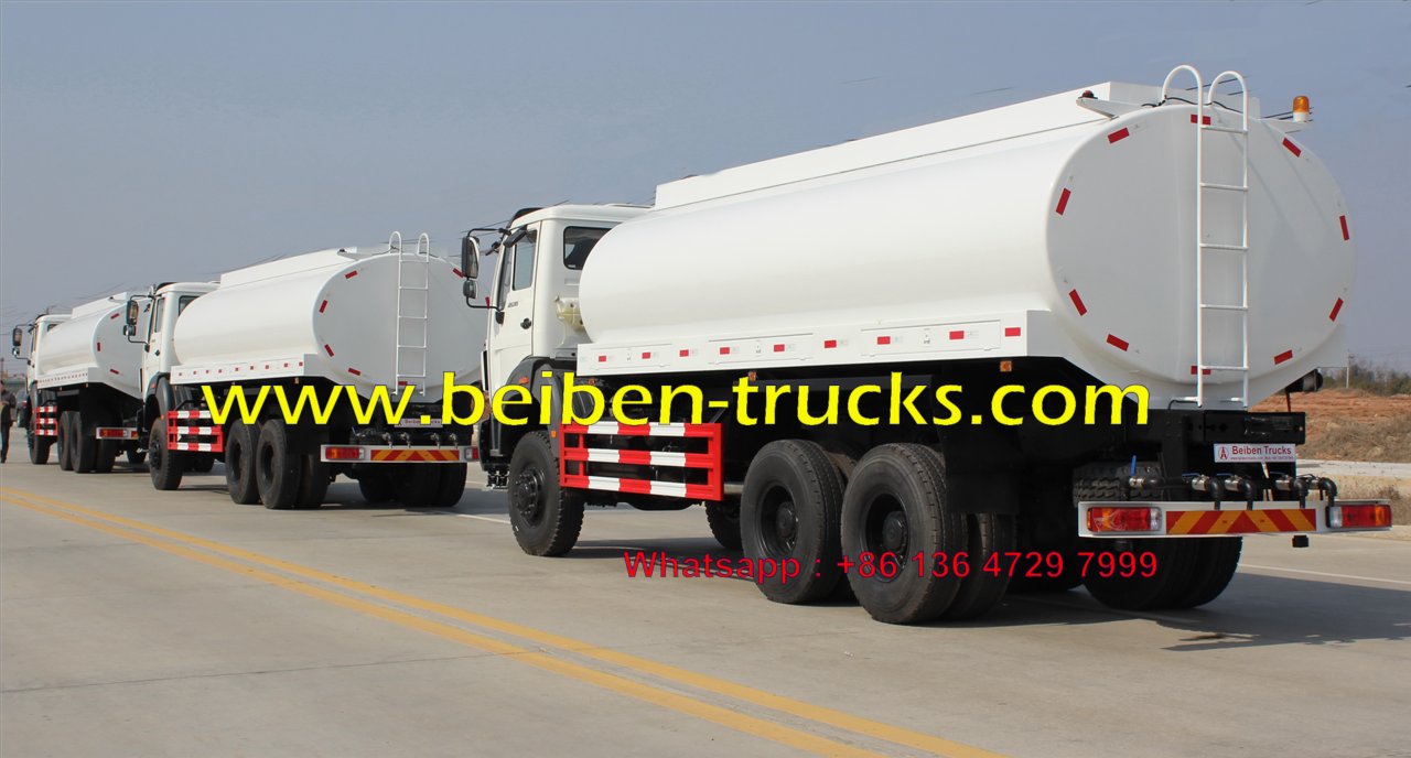 Camión cisterna de agua North benz NG80 6x4 336hp a la venta en construcción