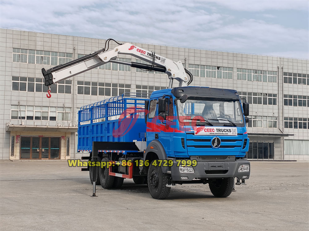 beiben knuckle crane truck