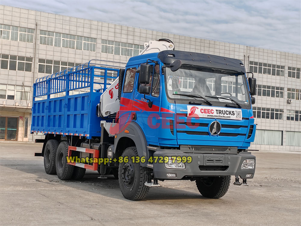 beiben knuckle crane truck