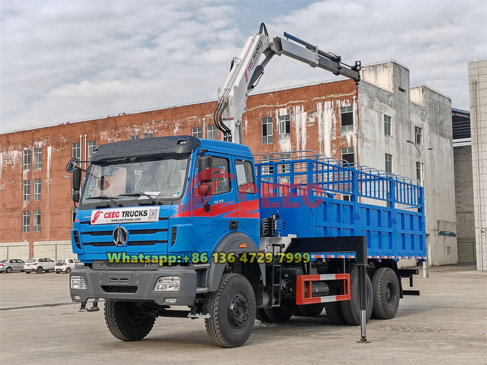 beiben 2638 crane truck