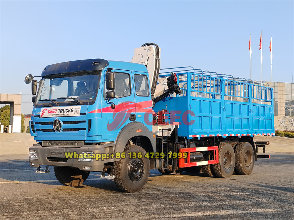 beiben knuckle crane truck