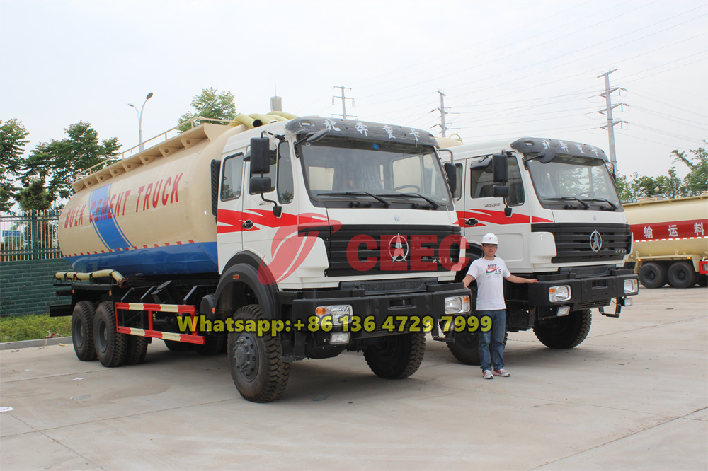 beiben 6x6 cement truck
