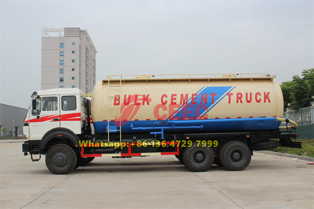 beiben 6x6 cement truck