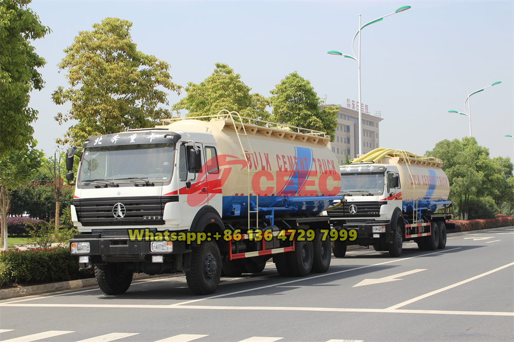 beiben 6x6 cement truck