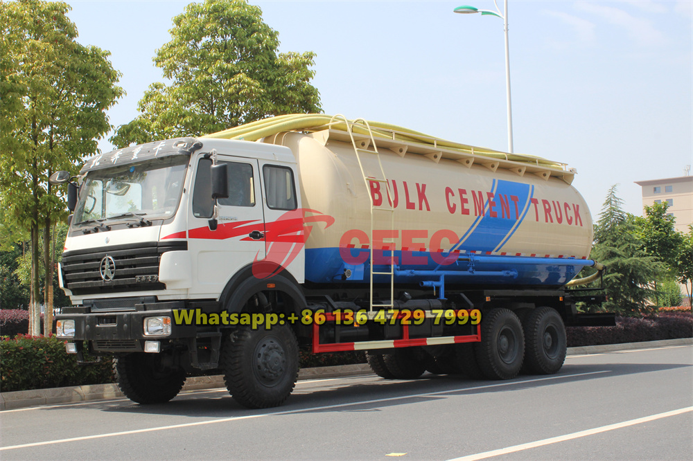 beiben 6x6 cement truck