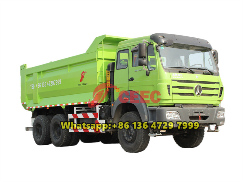 Beiben 6×4 heavy construction dumper truck