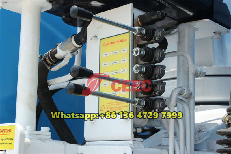 Beiben 6×4 knuckle boom crane truck