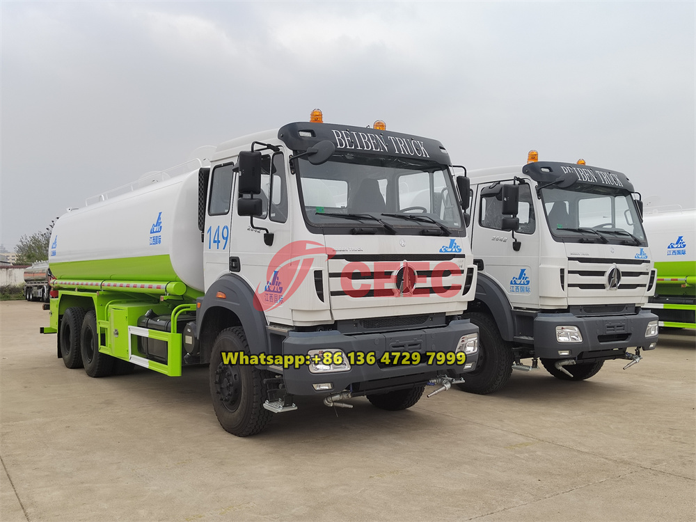 beiben 2638 water tanker truck