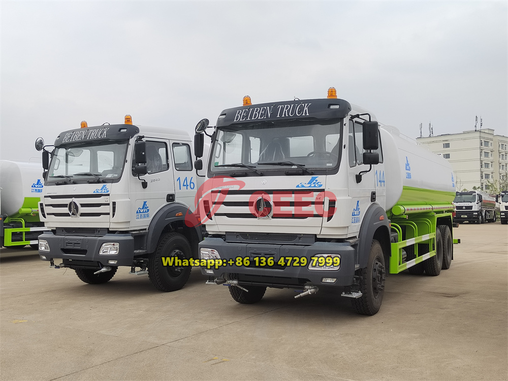 beiben 2638 water tanker truck