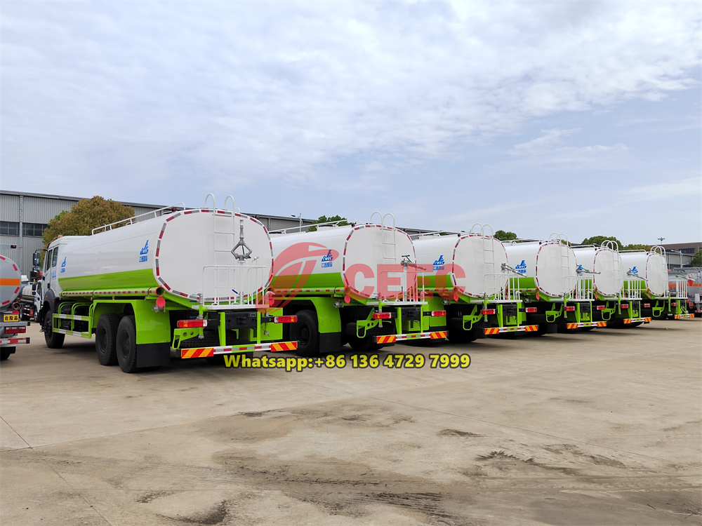 beiben 2638 water tanker truck