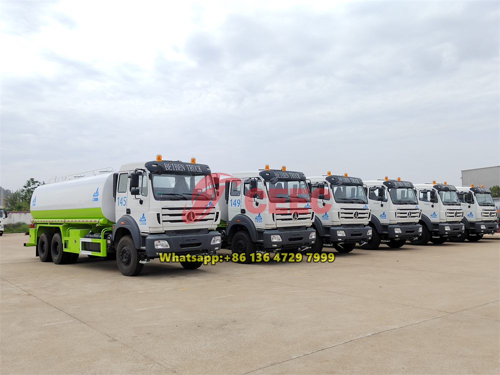 beiben 2638 water tanker truck