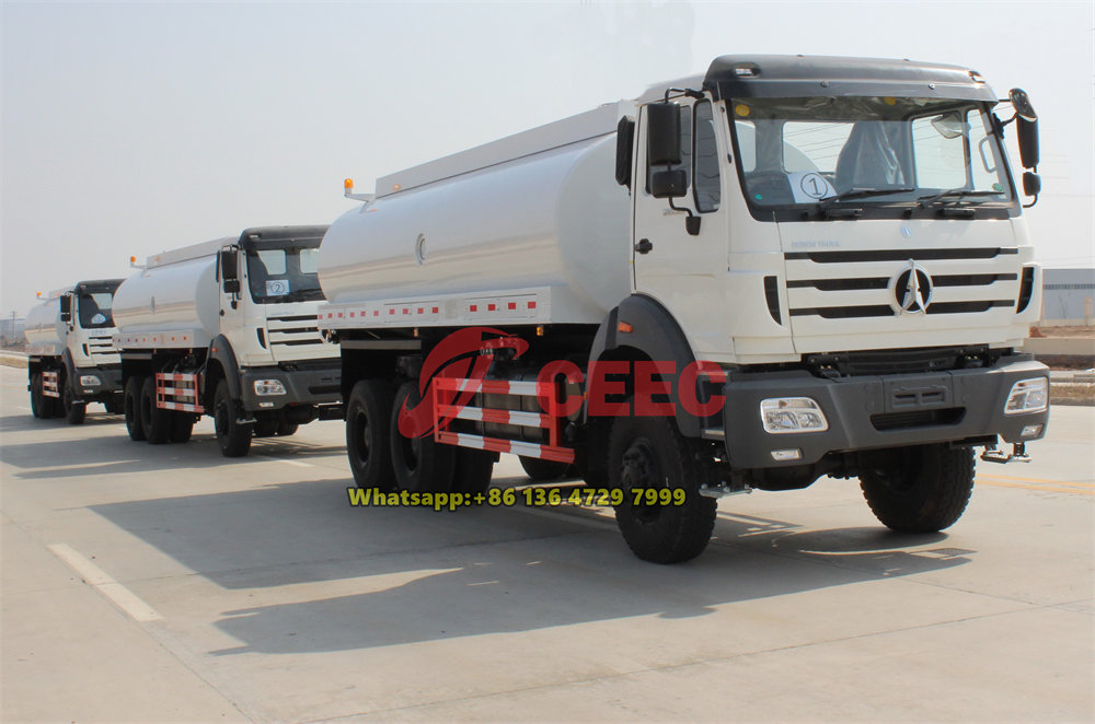 beiben 2638 off road water tanker truck