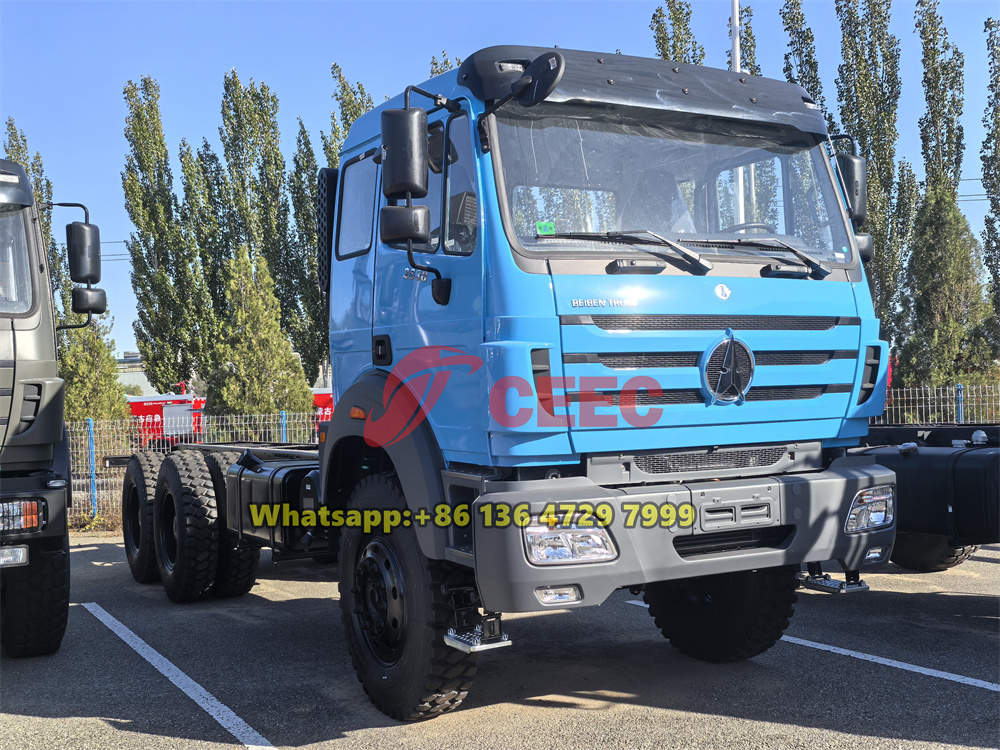 beiben 6x6 drive military truck