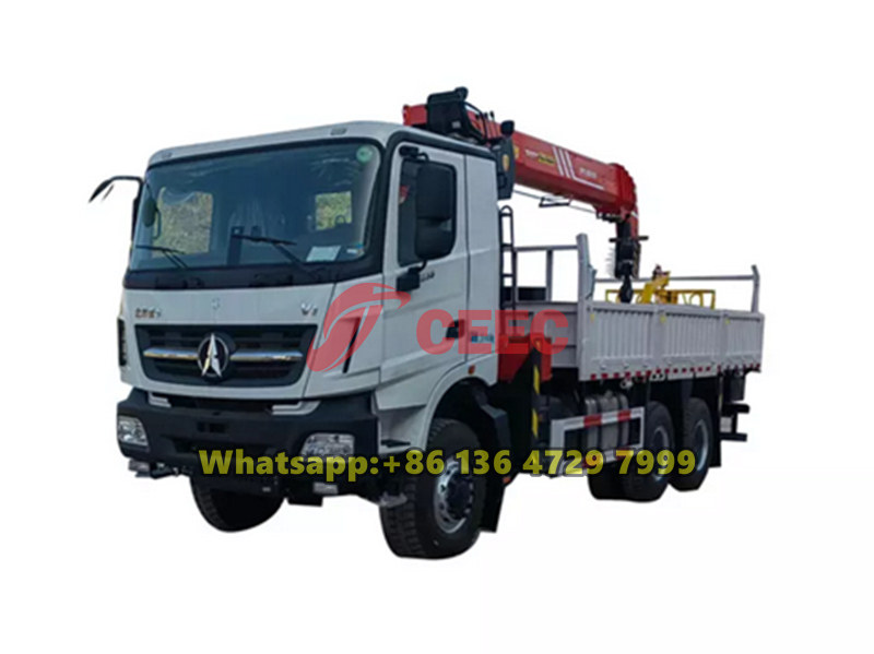 Beiben 6×6 telescopic boom truck