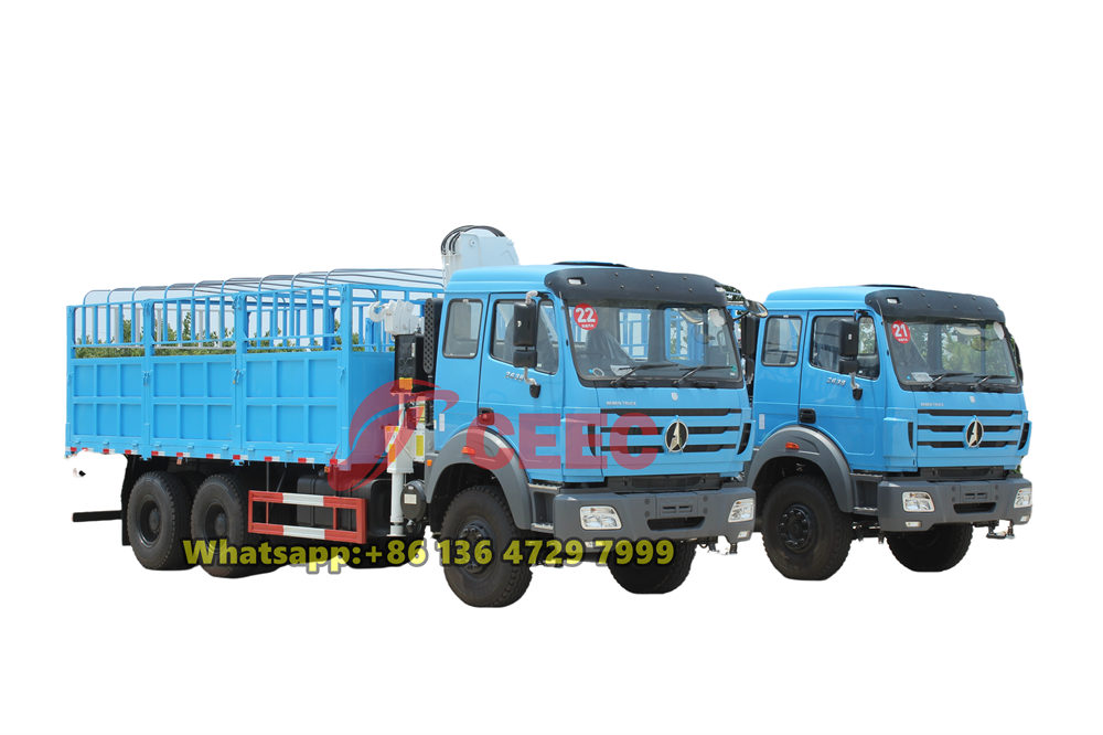 beiben 2638 truck mounted crane