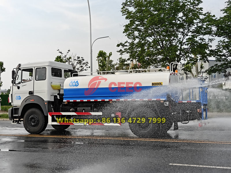 Beiben 8000 liters water hauling truck