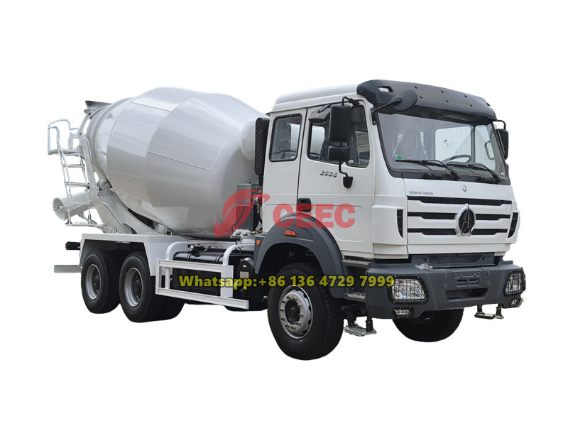 beiben 6×4 10CBM mixer truck
