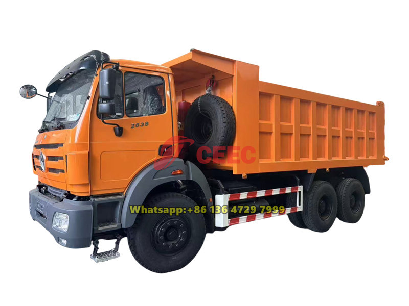 beiben 6×4 heavy tipper truck