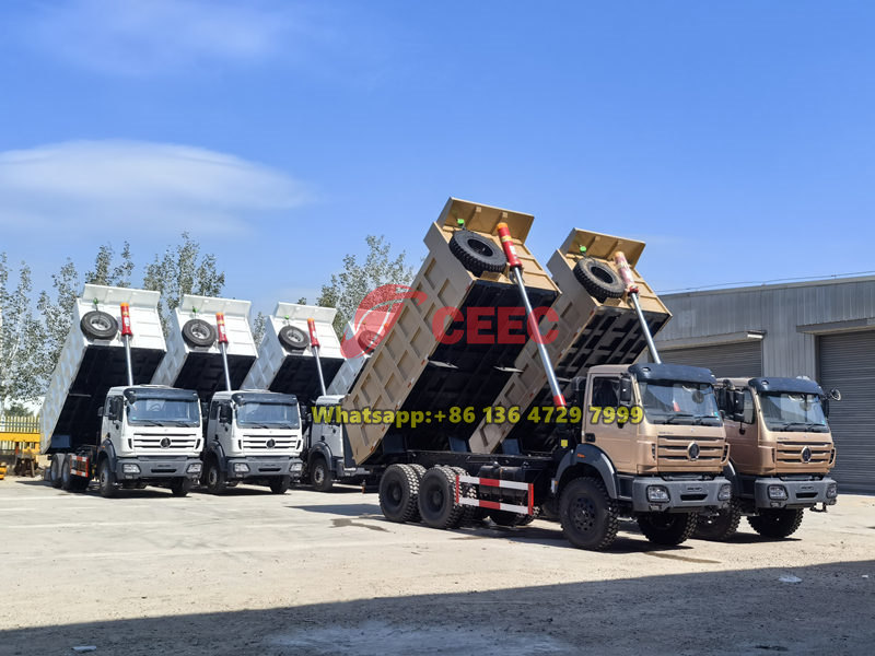 Beiben sand tipper trucks for sale