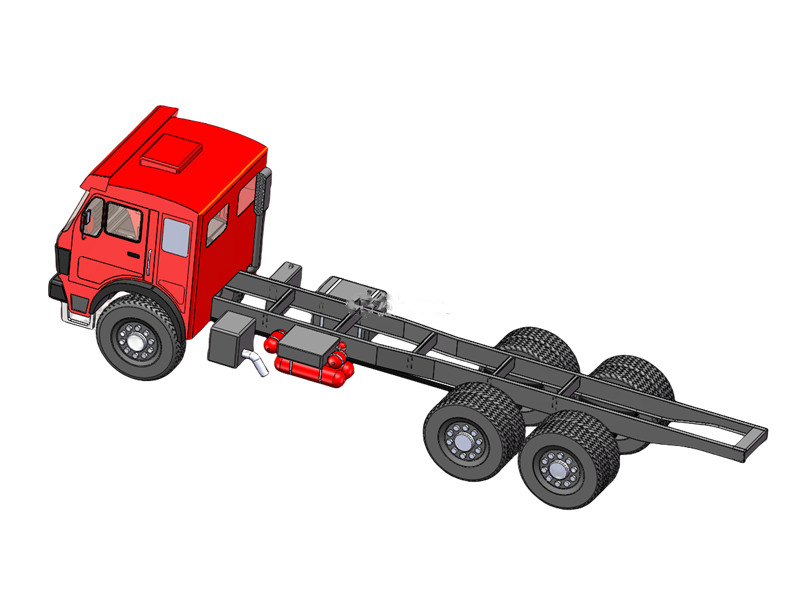 Beiben 6×6 AWD chassis