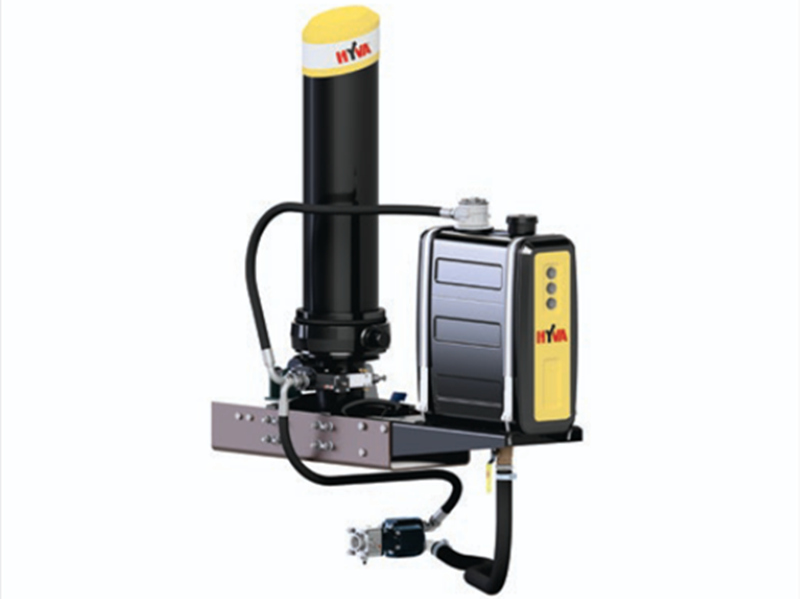 50-ton tipper semi-trailer with HYVA lifting system