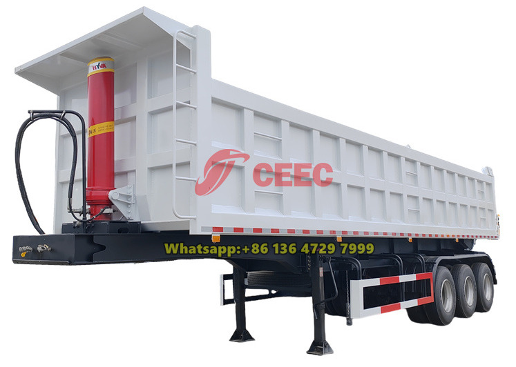 3 axles dump semi trailer