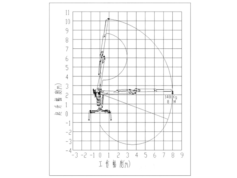 Beiben hook loader garbage truck with crane