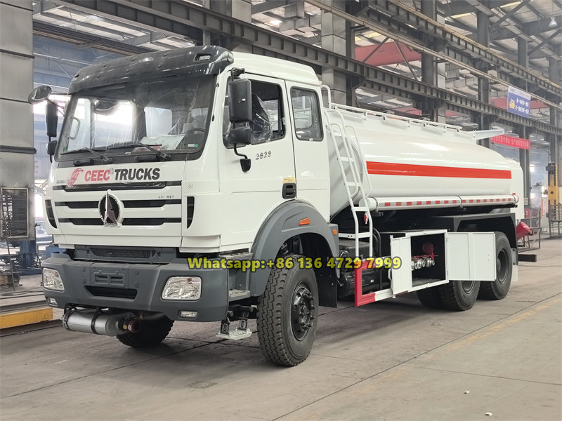 Beiben 6×4 mobile fuel dispenser truck