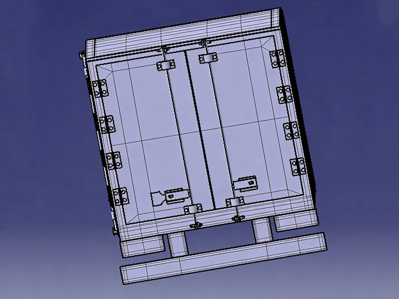 Beiben 8x8 cargo van drawing