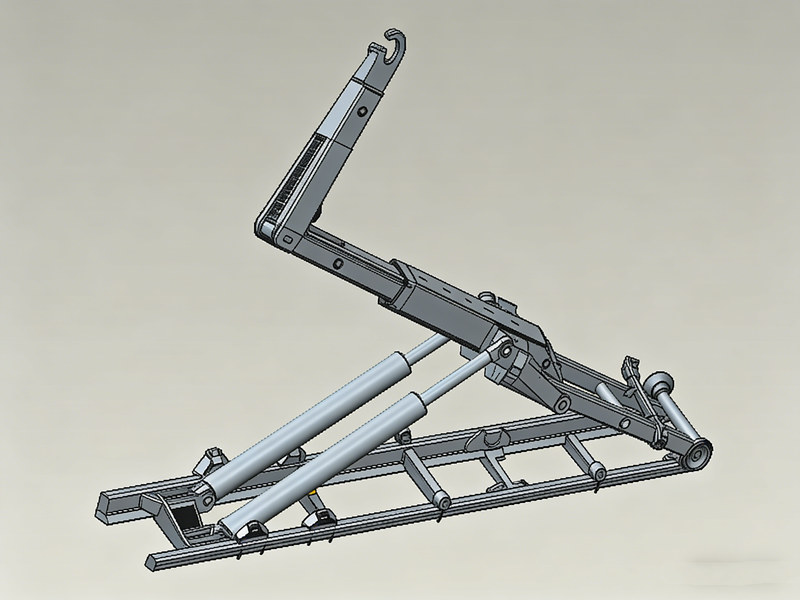 Beiben 6x4 hook lift truck drawing