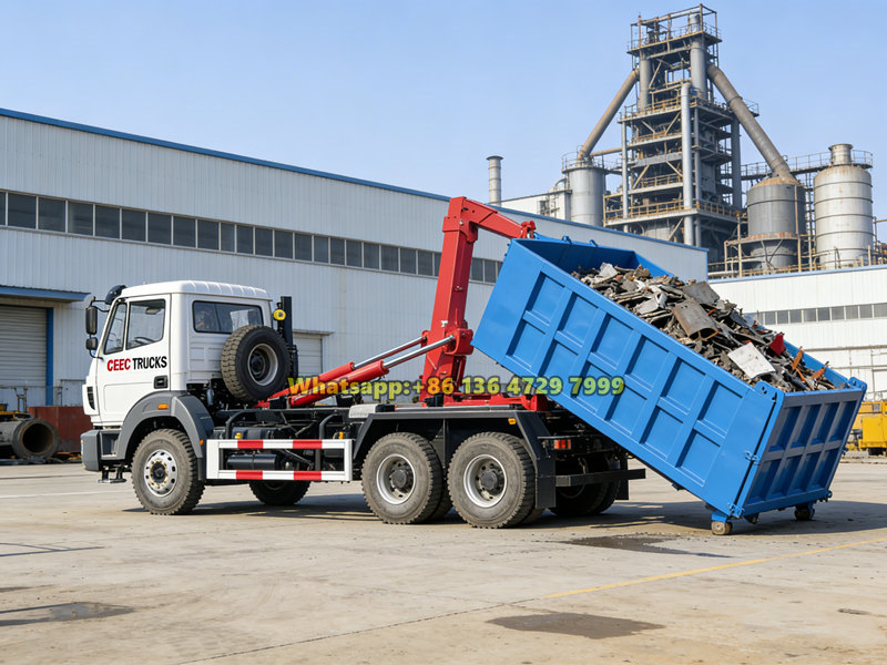 Beiben 20-ton hook loader application