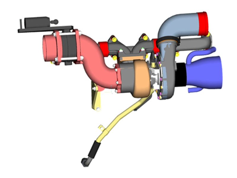 Weichai WP10.380E32 engine Intake and Exhaust System