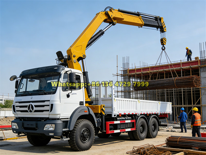 Beiben boom crane truck applications