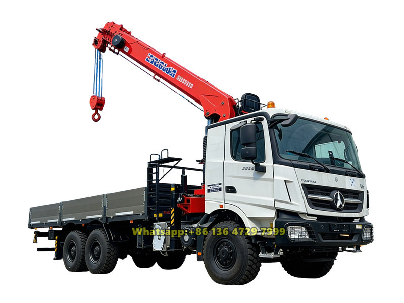 Beiben V3 6x6 telescopic boom truck