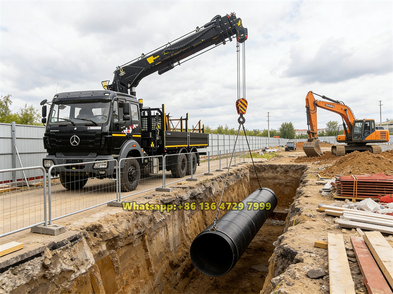 Beiben boom crane truck applications