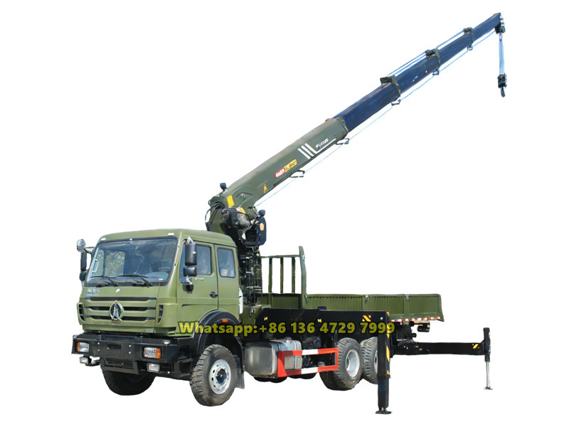 beiben 6x4 telescopic boom truck